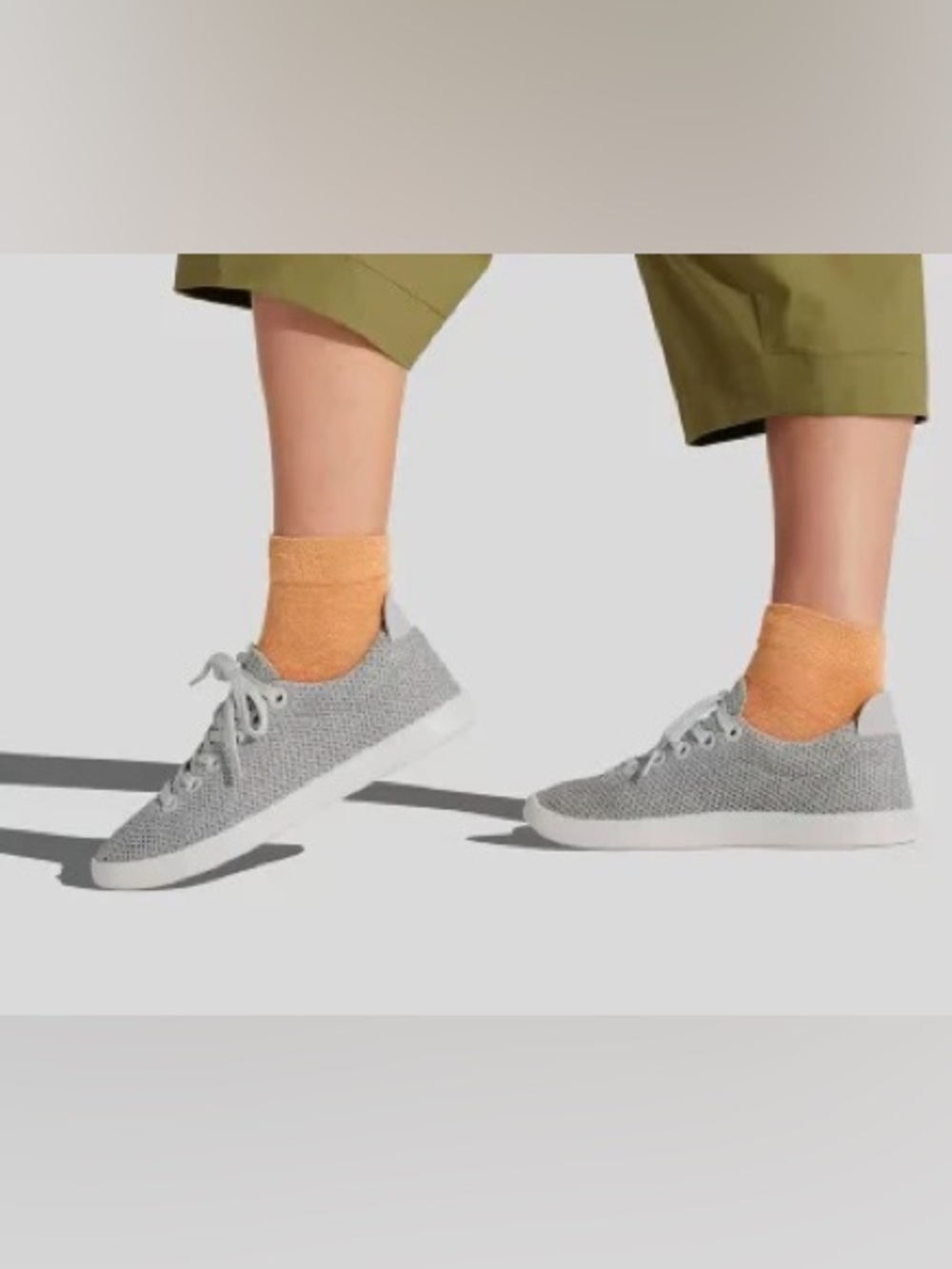 Allbirds Tree Pipers Gray Knit Sneakers Women’s 8